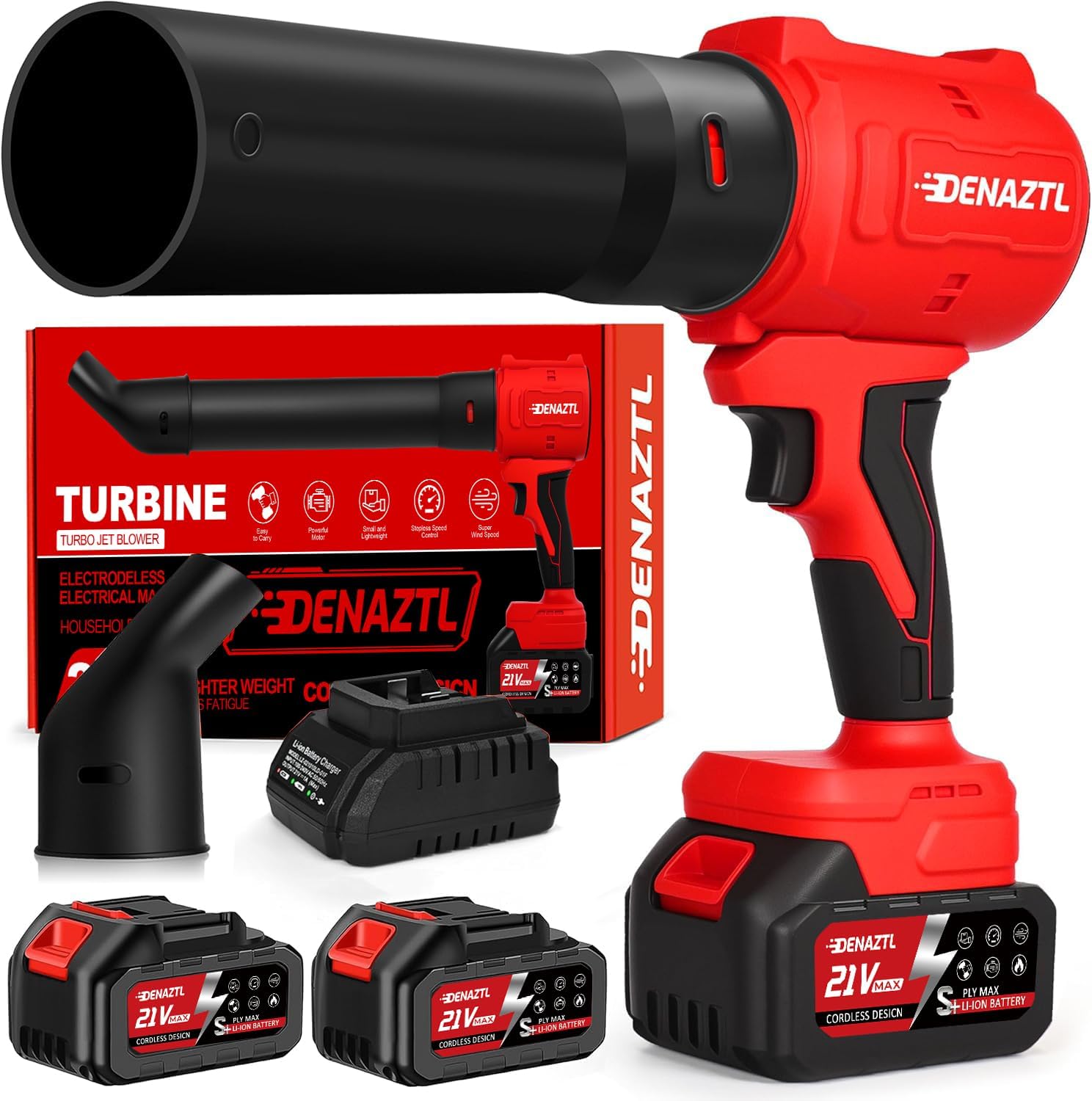 Gardening Tools For Seniors - Cordless Leaf Blower 650CFM 160MPH, 2X