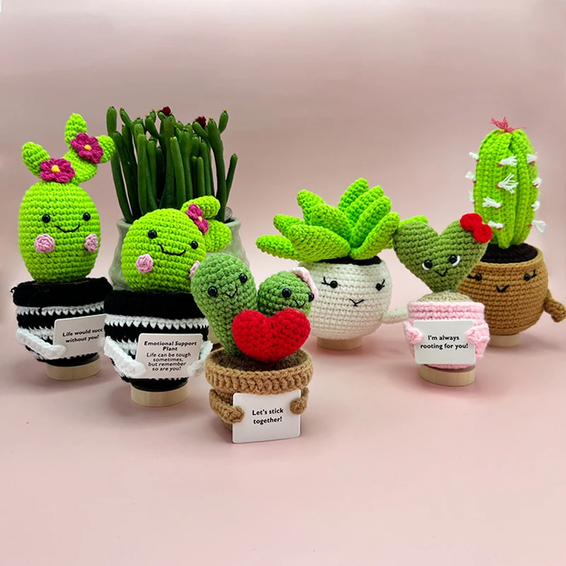 Gardening Tools Cute - Mini Cute Crochet Flowers Finished Handmade