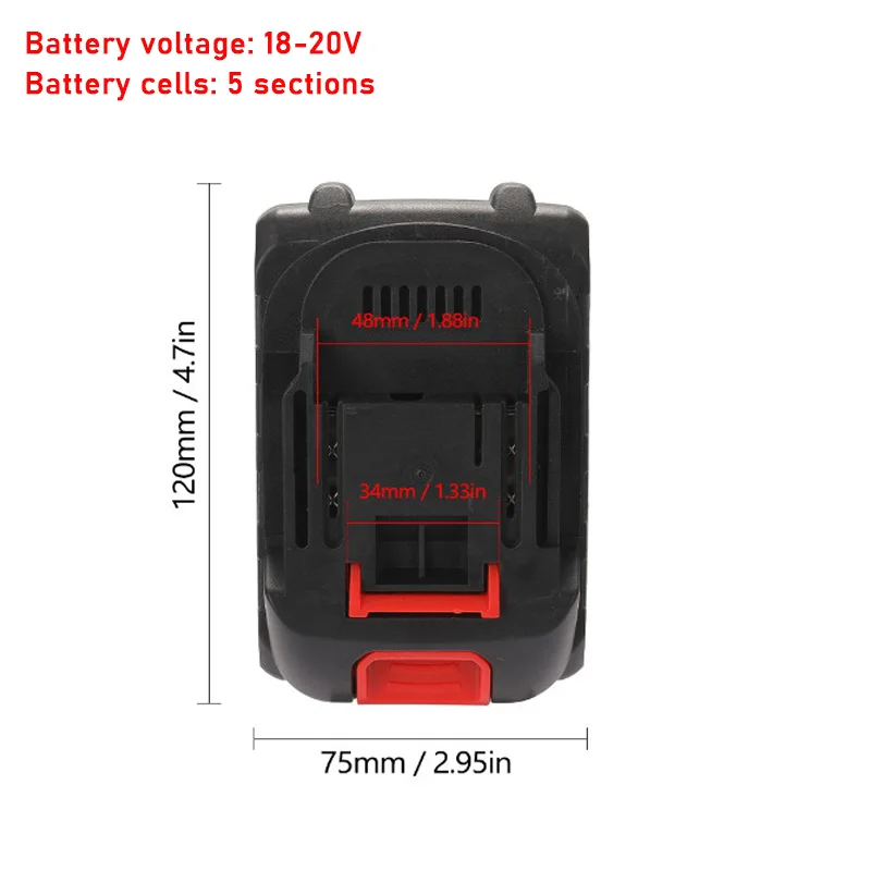 Gardening Tools Electric - 【Reliable】Rechargeable 18V Battery Fit for Cordless