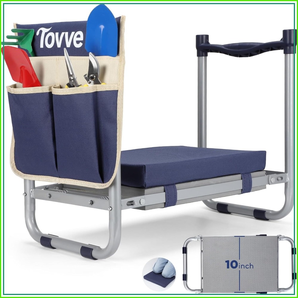 Gardening Tools For Seniors - Foldable Garden Kneeler and Seat, Heavy