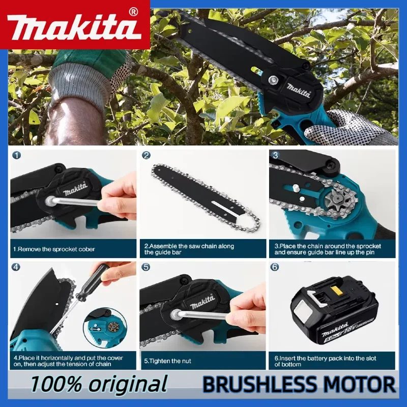 Makita 6 Inch Chain Saw 18V El – обзор и цена Gardening Tools Electric