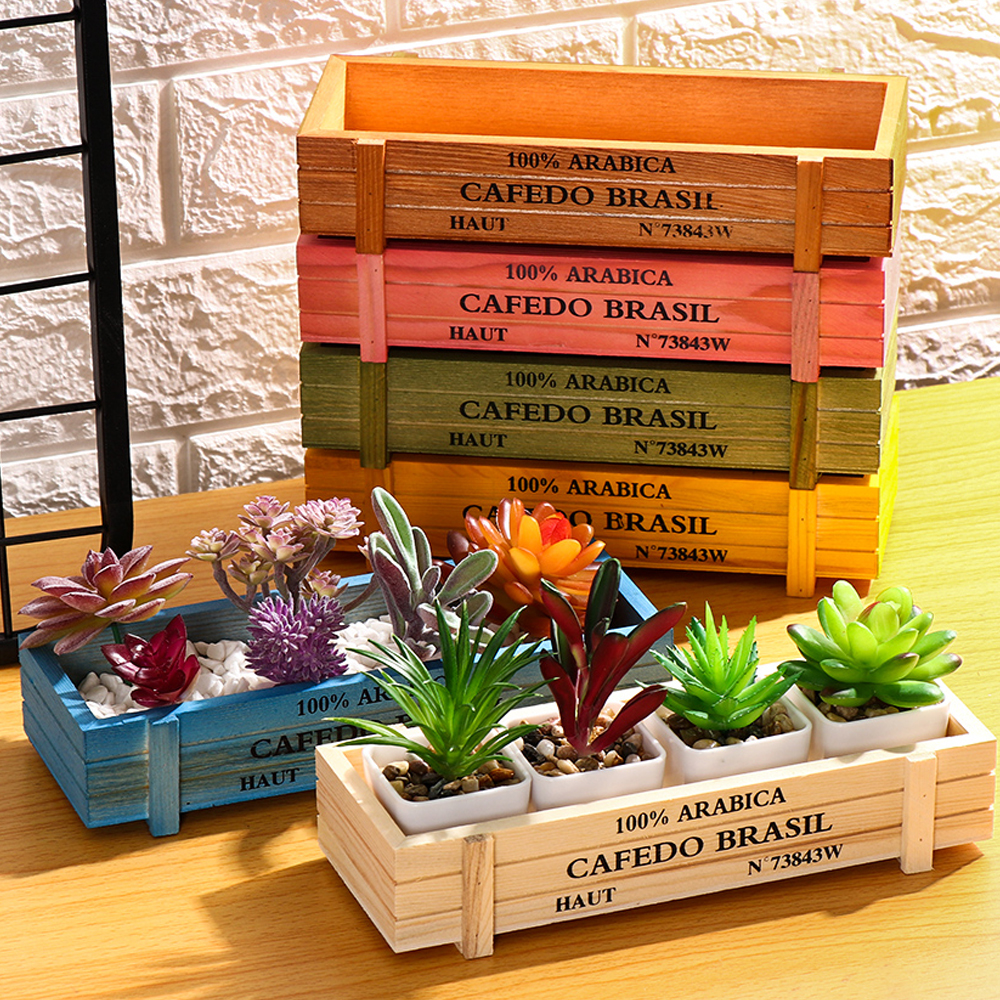 Natural Wooden Flowerpot Garde – обзор и цена Gardening Tools Organiser