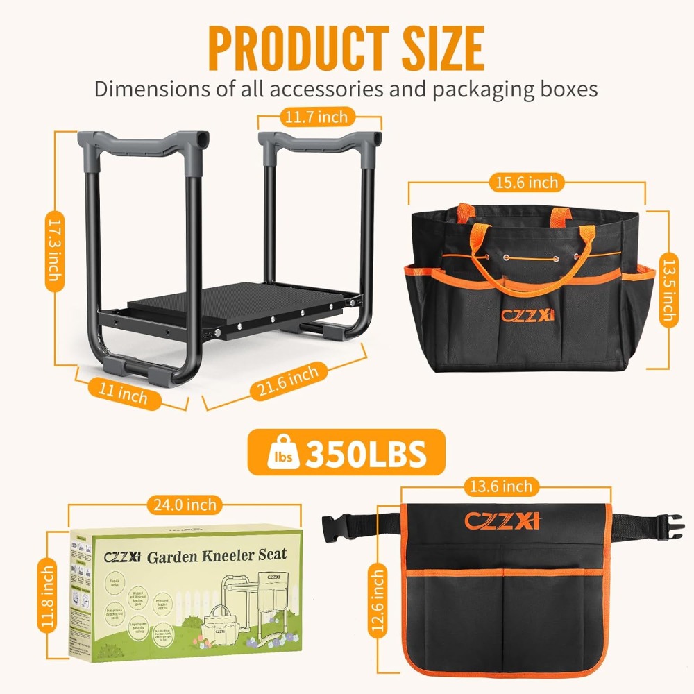 Garden Kneeler and Seat, Wider – обзор и цена Gardening Tools For Seniors