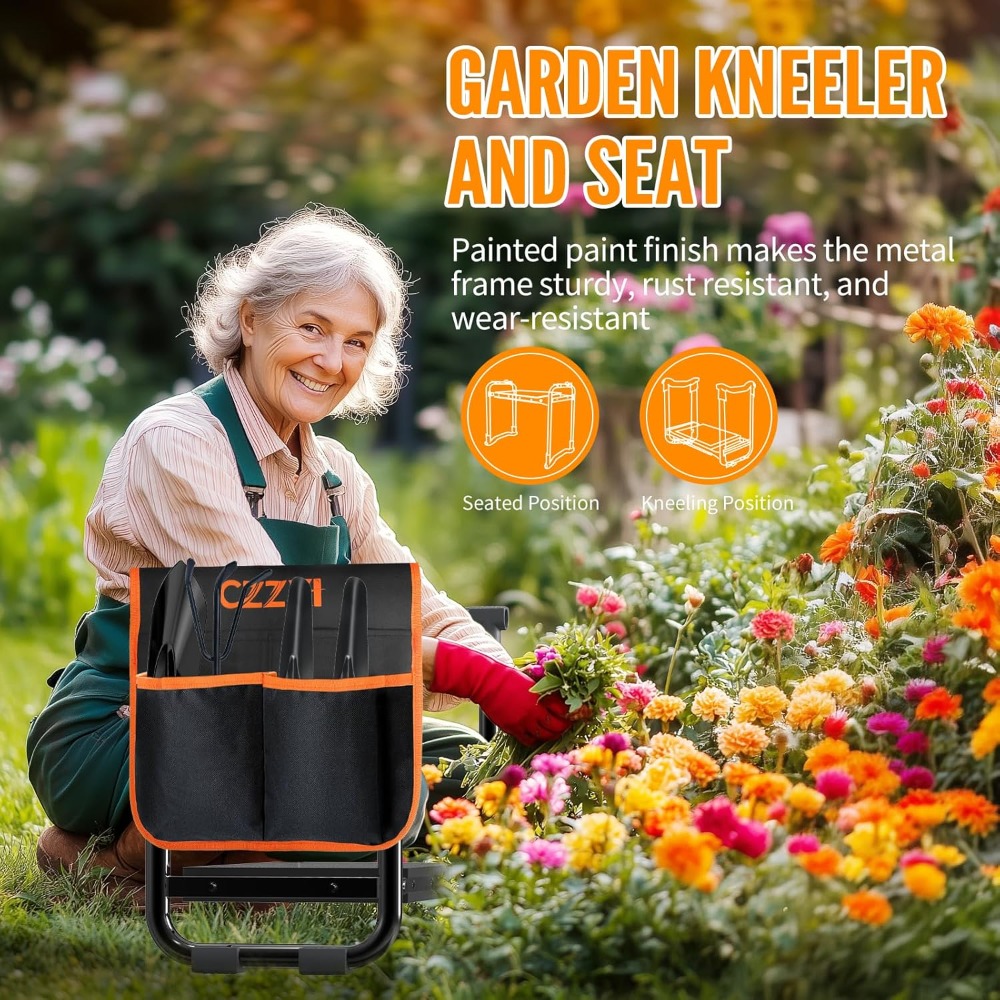 Garden Kneeler and Seat, Wider – обзор и цена Gardening Tools For Seniors