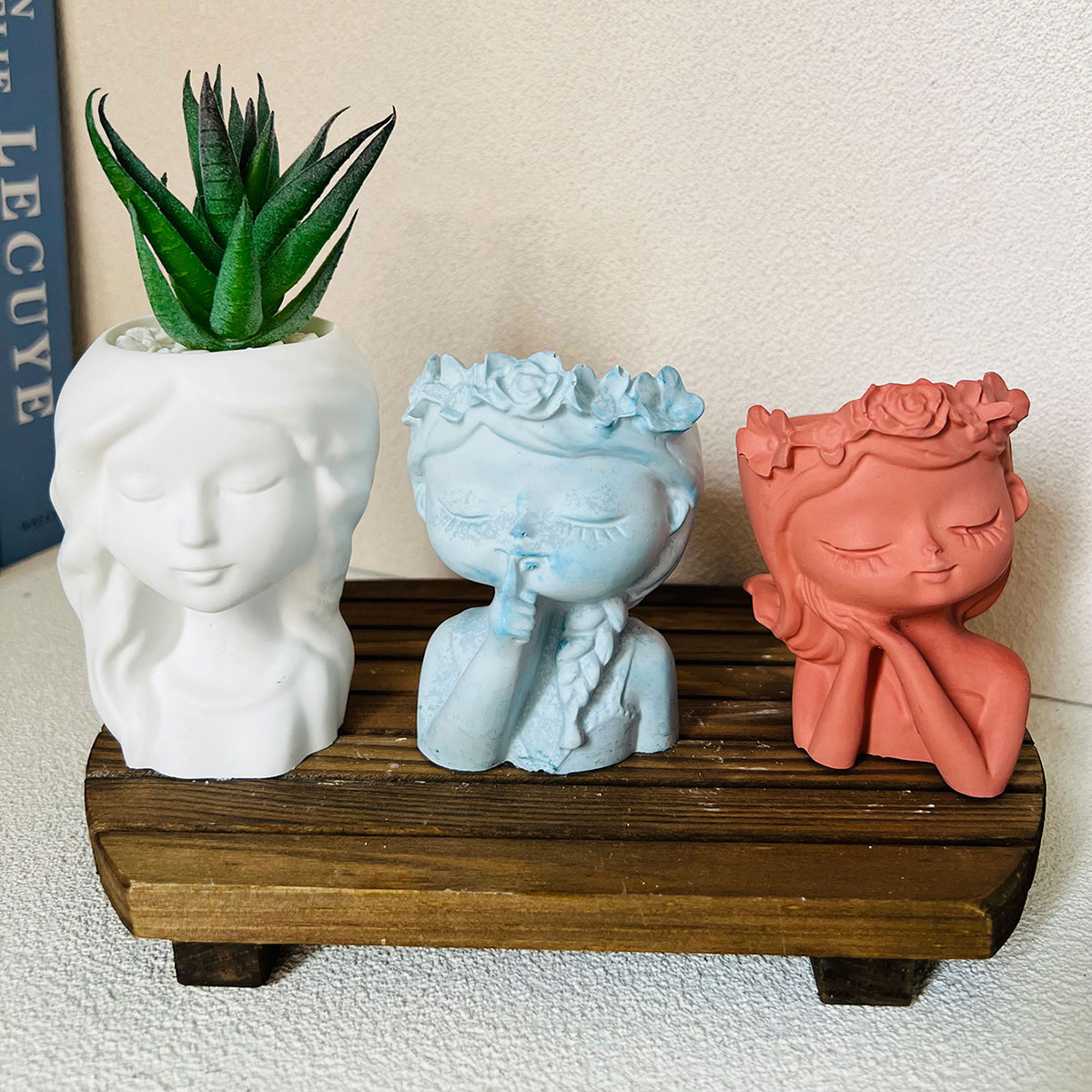 Cute Girl Plant Pot Silicone M – обзор и цена Gardening Tools Cute