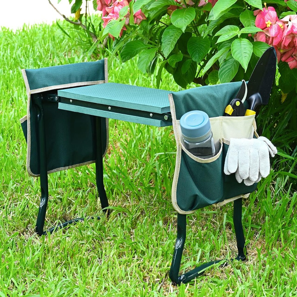 Foldable Garden Kneeler & Seat – обзор и цена Gardening Tools For Seniors