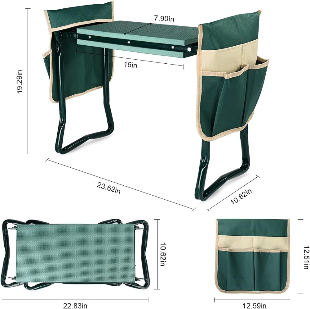 Foldable Garden Kneeler & Seat – обзор и цена Gardening Tools For Seniors