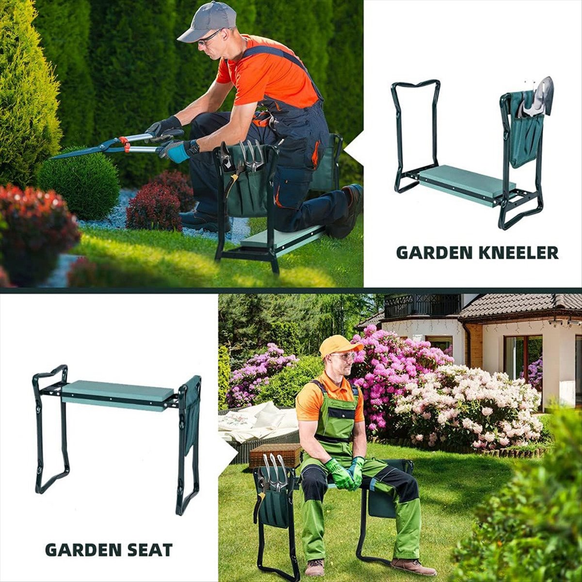 B23BBG 2 in 1 Garden Kneeler a – обзор и цена Gardening Tools For Seniors