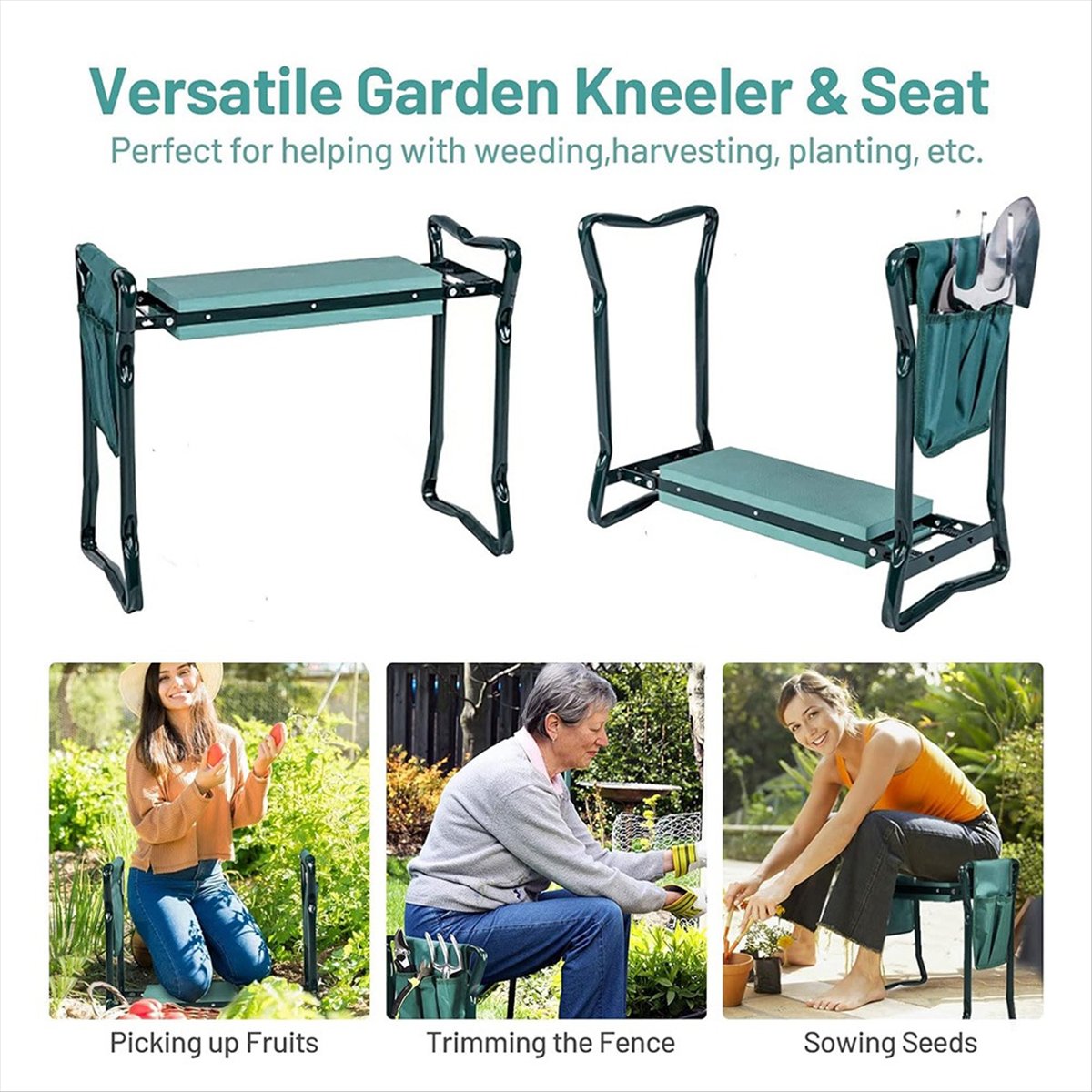 B23BBG 2 in 1 Garden Kneeler a – обзор и цена Gardening Tools For Seniors