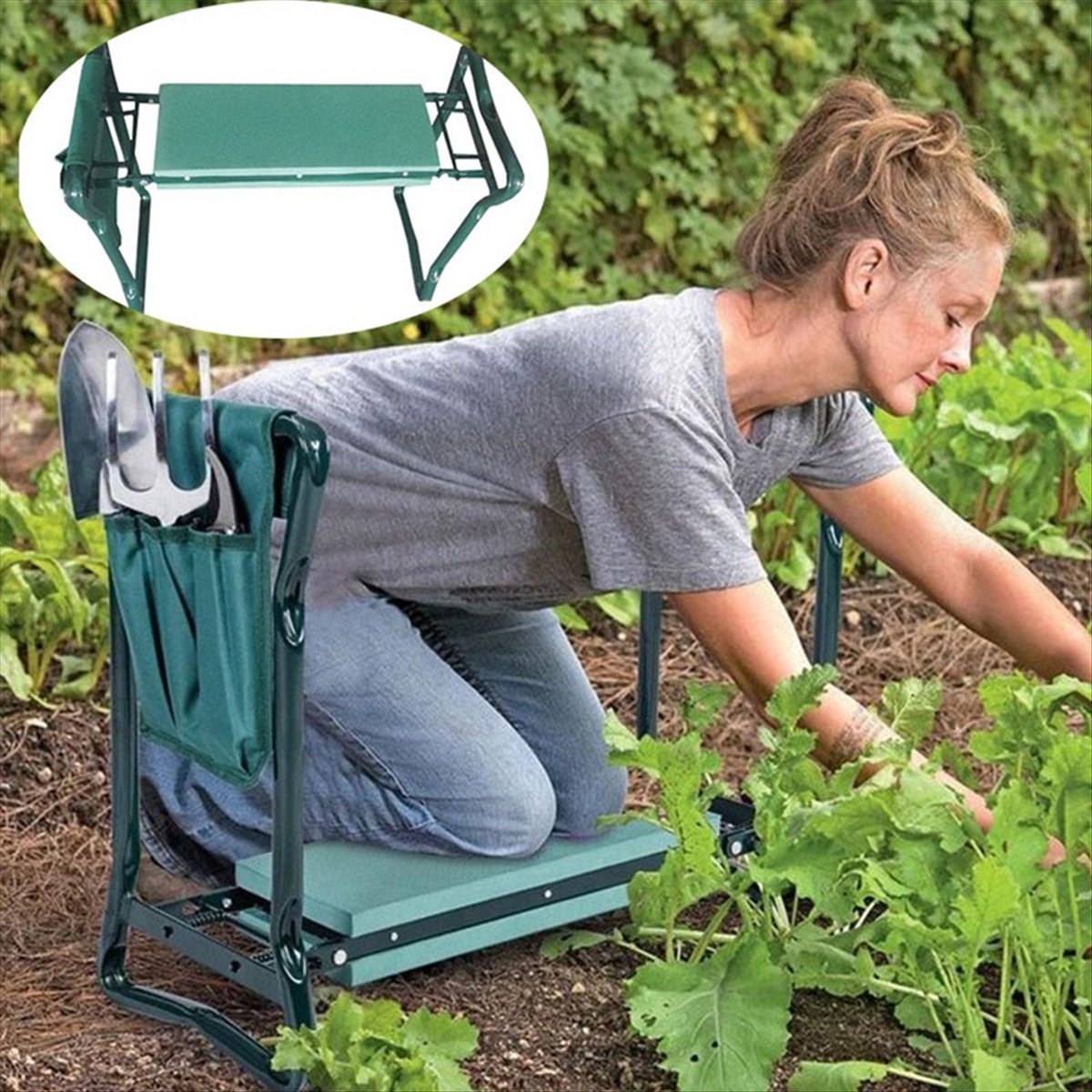 B23BBG 2 in 1 Garden Kneeler a – обзор и цена Gardening Tools For Seniors