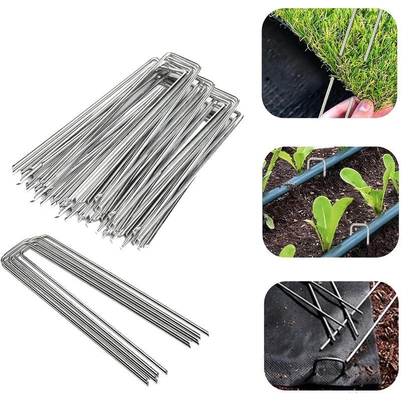 10 Pcs U-shaped Garden Nails A – обзор и цена Gardening Tools Used For Weeding
