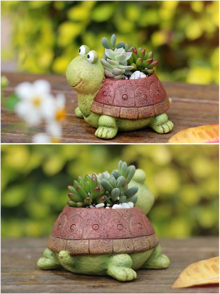 Cute Turtle Planter Succulent  – обзор и цена Gardening Tools Cute