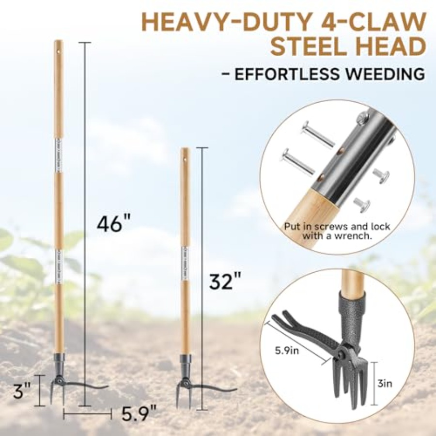 Long Handle Weed Pulling Tool  – обзор и цена Gardening Tools For Seniors