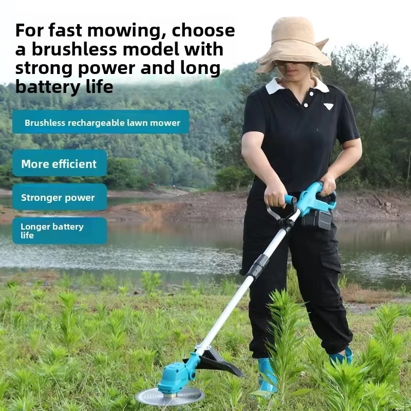 JX-1  Brushless Lawn Mower Por – обзор и цена Gardening Tools Electric