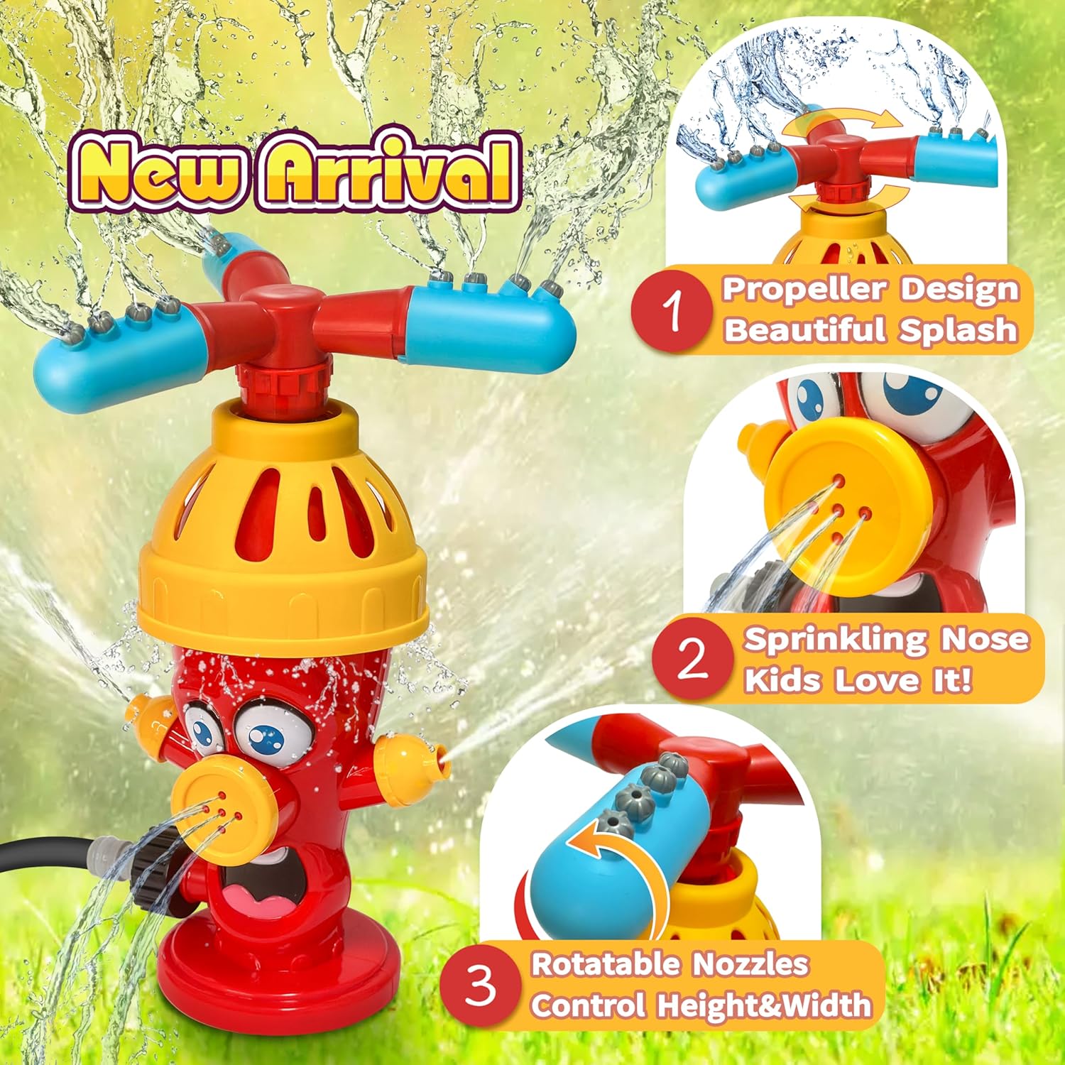 Hydrant Sprinkle Water Spray T – обзор и цена Gardening Tools For 3 Year Old