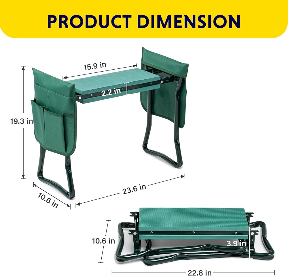 Foldable Garden Kneeler and Se – обзор и цена Gardening Tools For Seniors