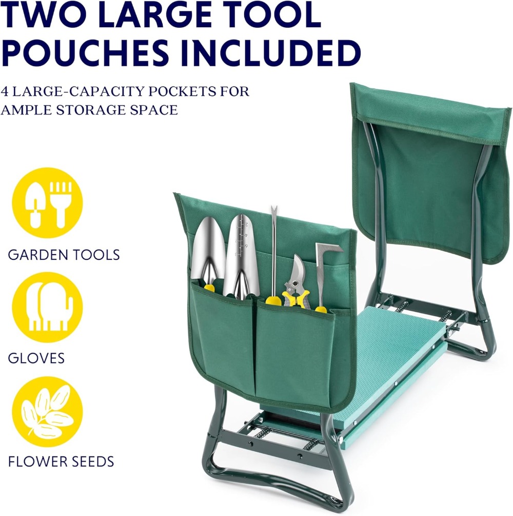 Foldable Garden Kneeler and Se – обзор и цена Gardening Tools For Seniors