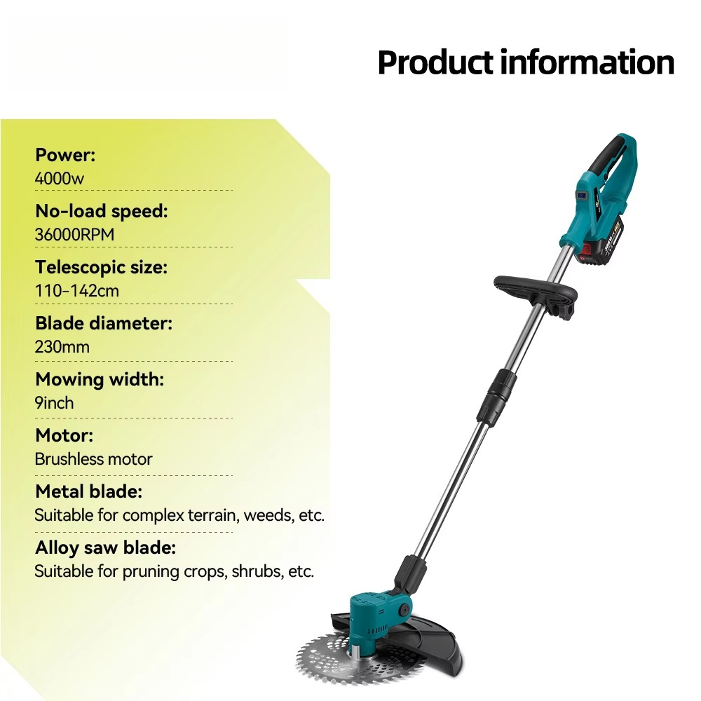 4000W Electric Lawn Mower for  – обзор и цена Gardening Tools Electric