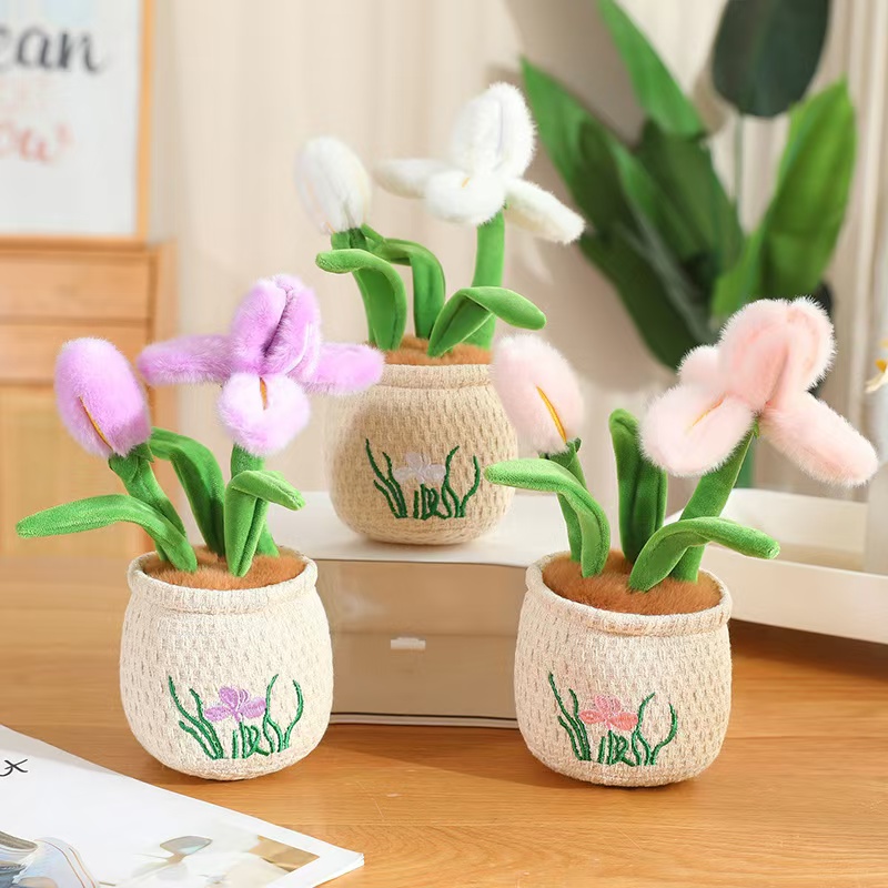 Kawaii Plush Potted Flower Toy – обзор и цена Gardening Tools Cute