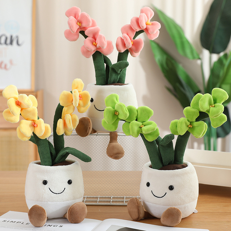 Kawaii Plush Potted Flower Toy – обзор и цена Gardening Tools Cute