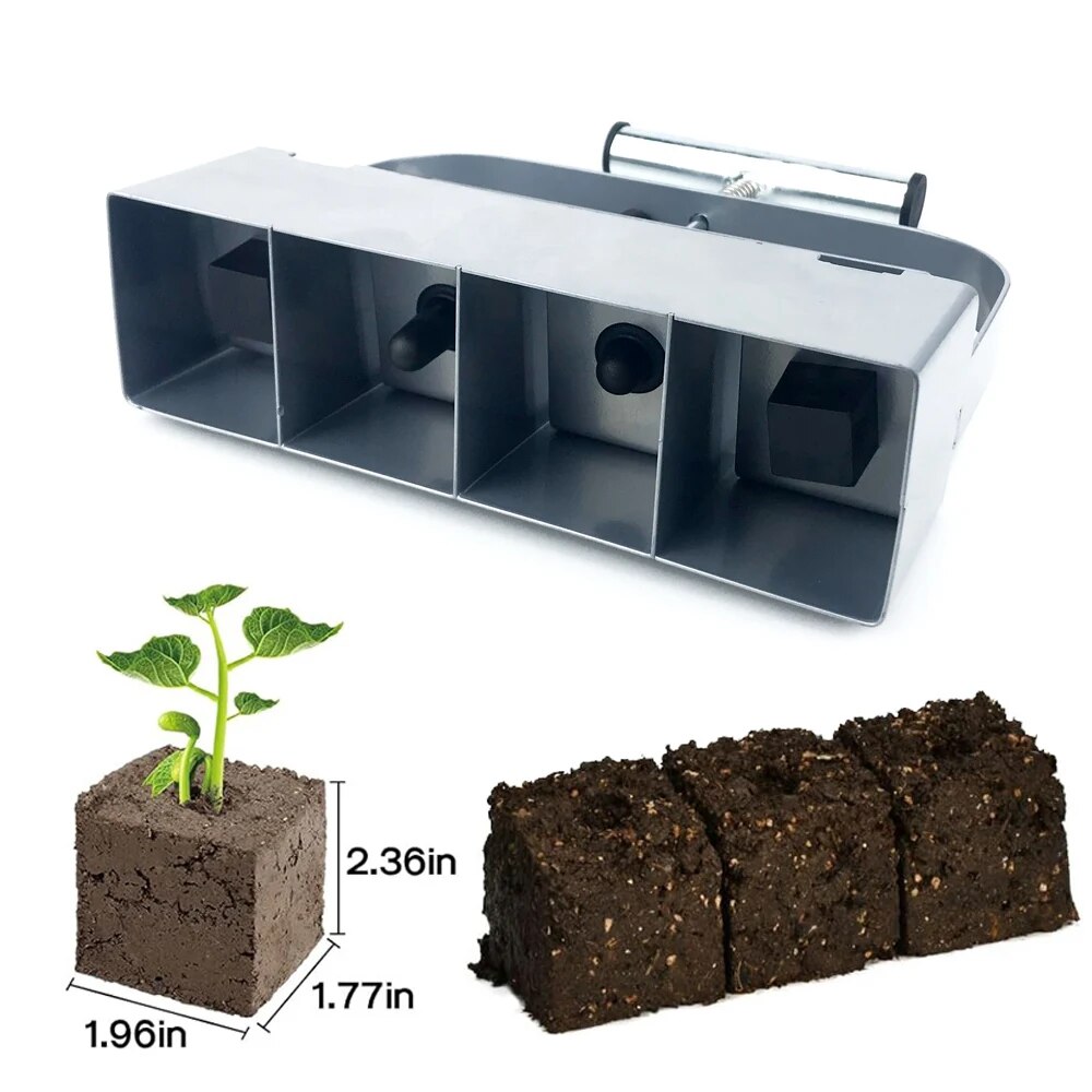 Handheld Seedling Soil Block M – обзор и цена Gardening Tools Used