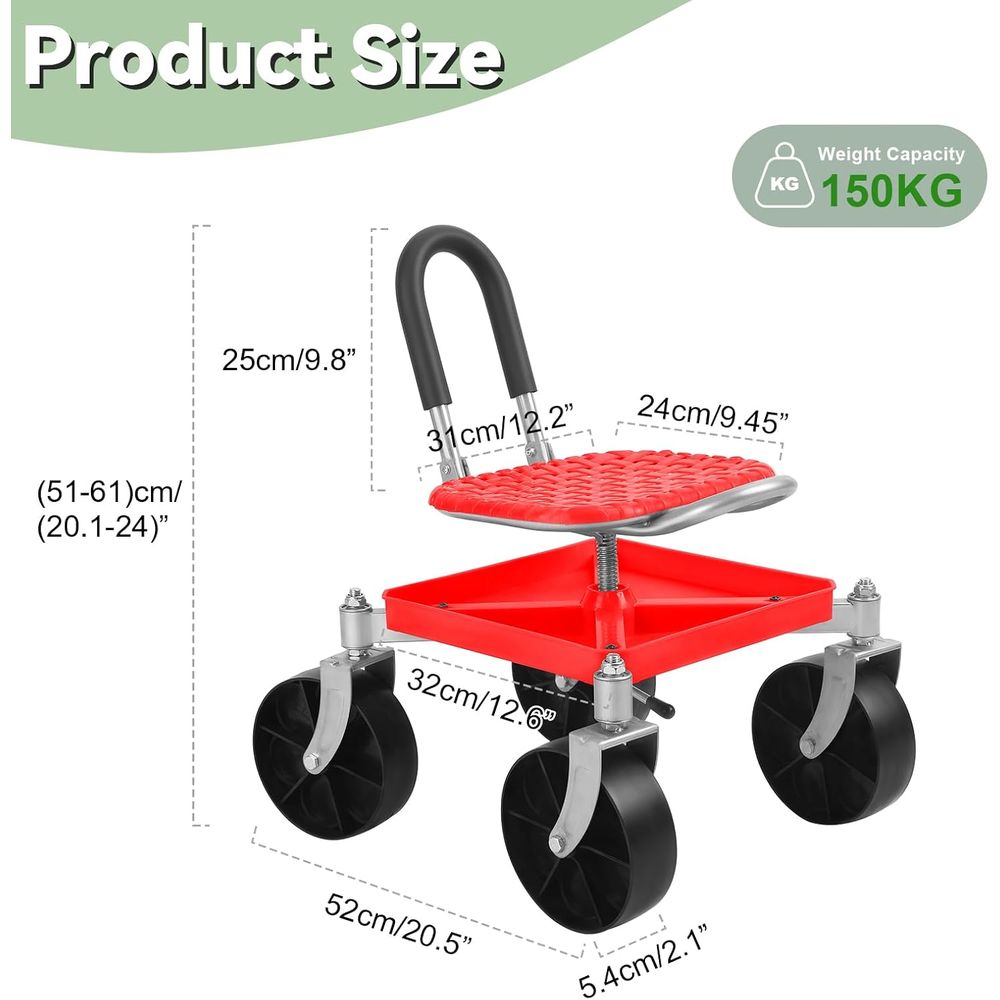 Height-Adjustable Swivel Garde – обзор и цена Gardening Tools For Seniors