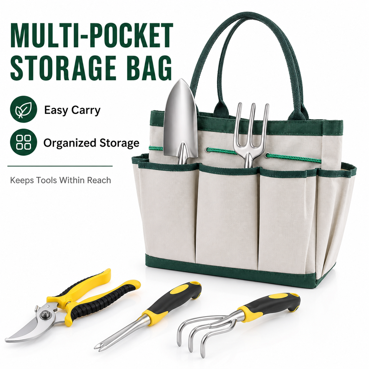 6PCS Garden Hand Tool Set with – обзор и цена Gardening Tools Organiser