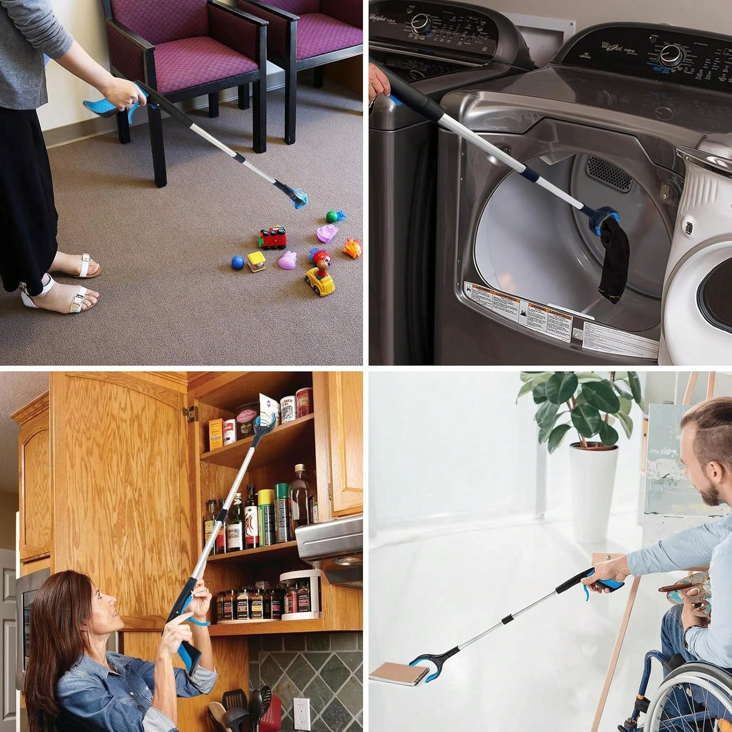 Foldable Grabber Reacher Tool  – обзор и цена Gardening Tools For Seniors