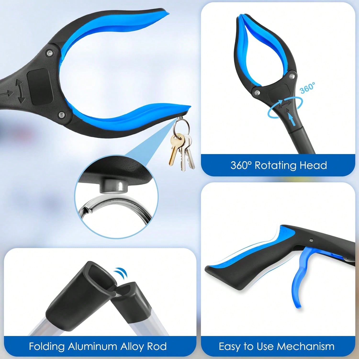 Foldable Grabber Reacher Tool  – обзор и цена Gardening Tools For Seniors