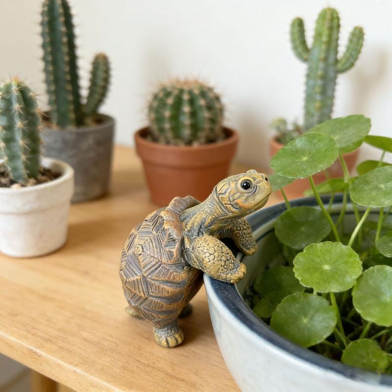 Tortoise Figure Plant Pot Hang – обзор и цена Gardening Tools Cute