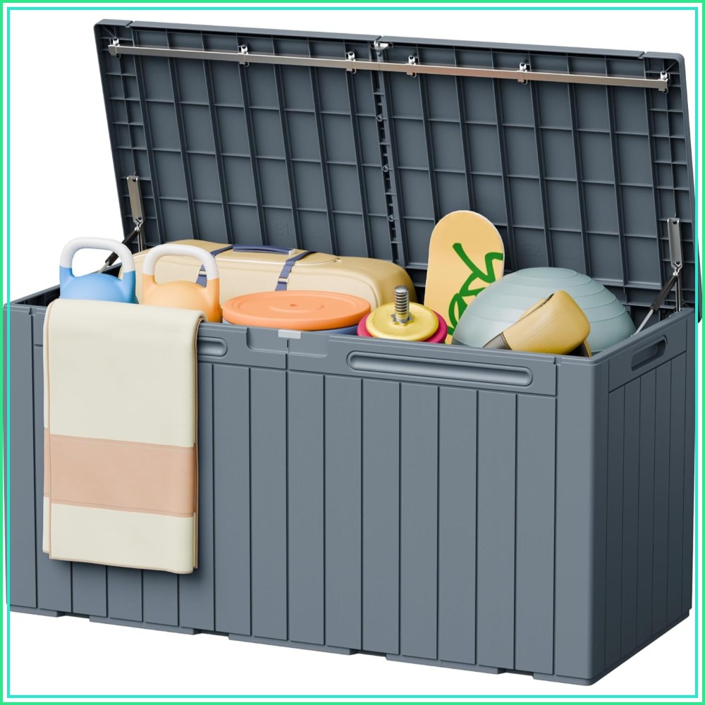 110 Gallon Outdoor Storage Box – обзор и цена Gardening Tools Organiser