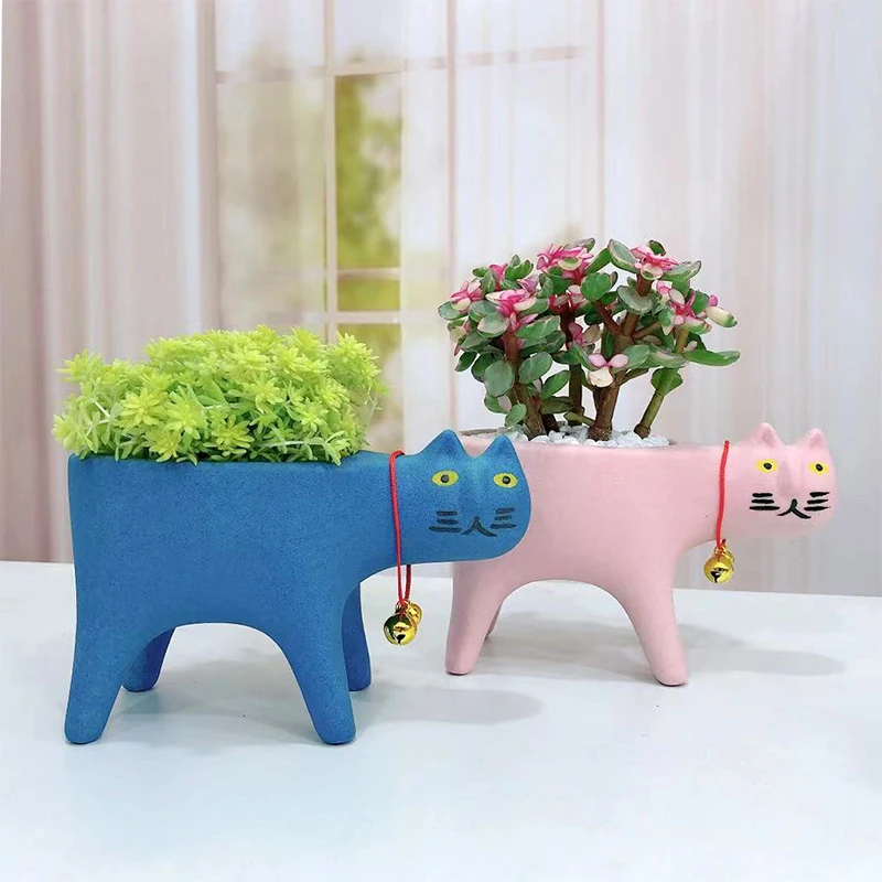Cat Flower Pot Creative Cute C – обзор и цена Gardening Tools Cute