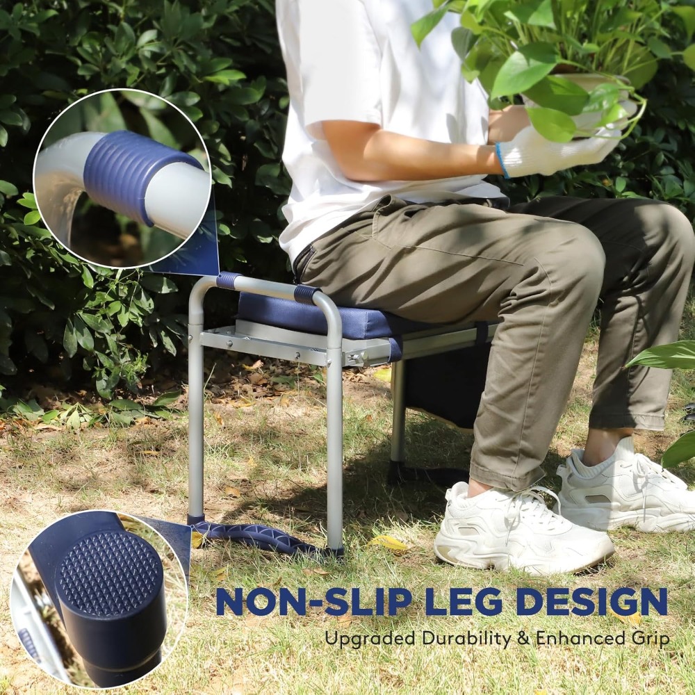 Foldable Garden Kneeler and Se – обзор и цена Gardening Tools For Seniors